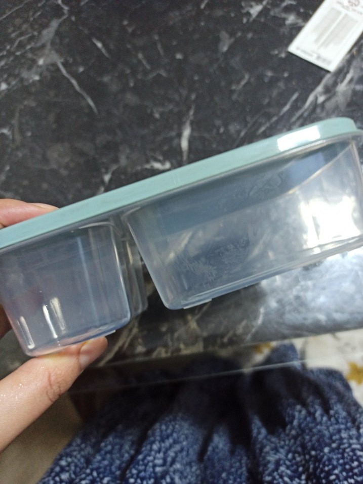 Tüfex Bölmeli Turkuaz Gıda Kabı 800 ml - Görsel 3