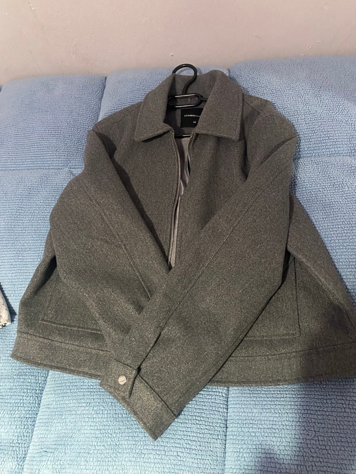 Gri Regular Fit Cepli kadın Ceket - Görsel 2