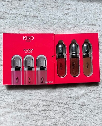 Kiko lip gloss set