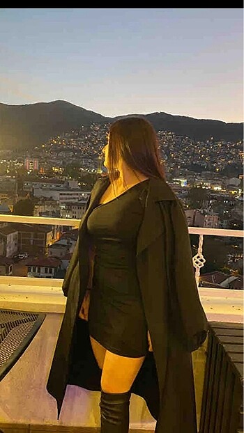Trendyol & Milla Siyah tek omuz elbise