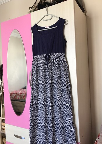 Bohem Salaş Uzun Elbise - Görsel 5