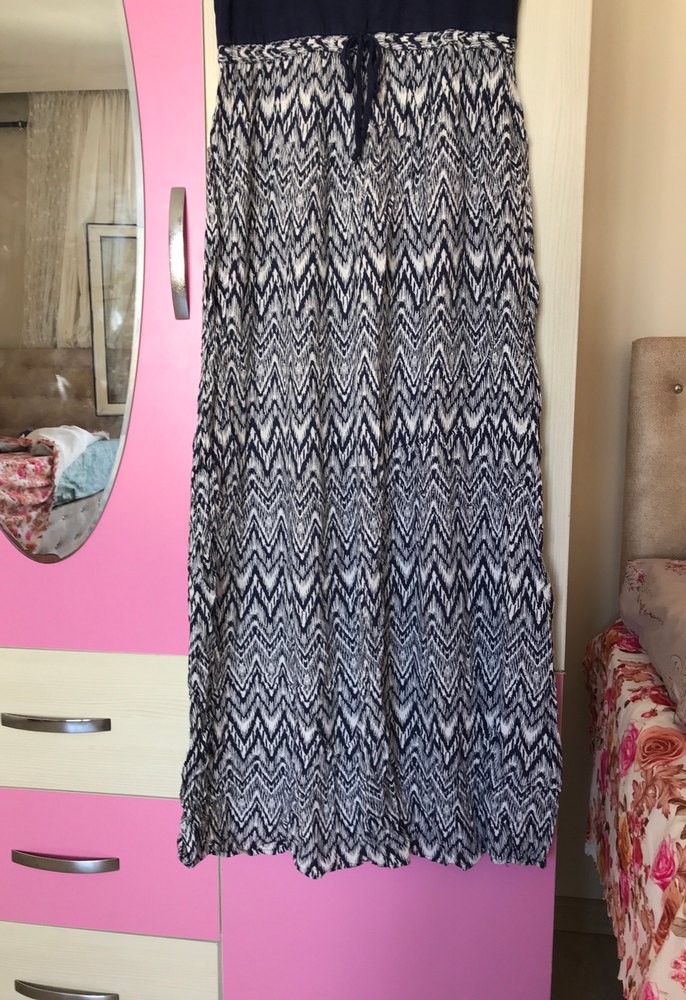 Bohem Salaş Uzun Elbise - Görsel 3