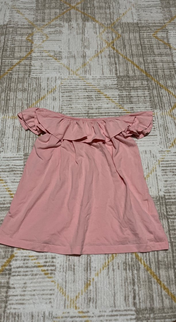 Kız Çocuk Pembe  Bluz - Görsel 2