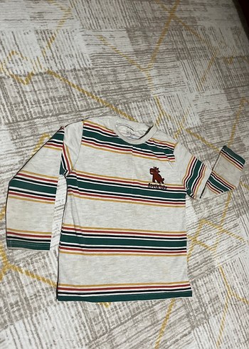 Uzun Kollu Çizgili Erkek Sweatshirt - Görsel 7