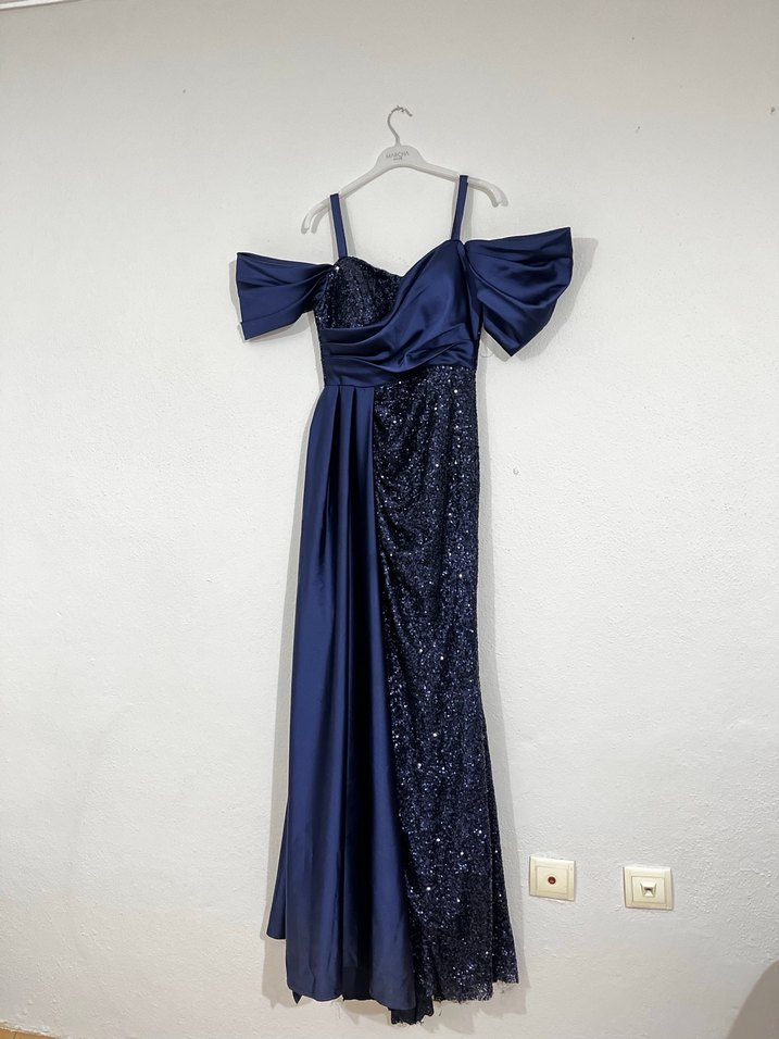 Uzun Yirtmacli Abiye - Görsel 2