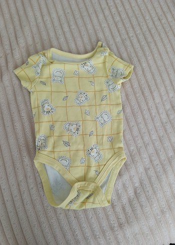 Çok Renkli Bebek Kısa Kollu Body - Görsel 3