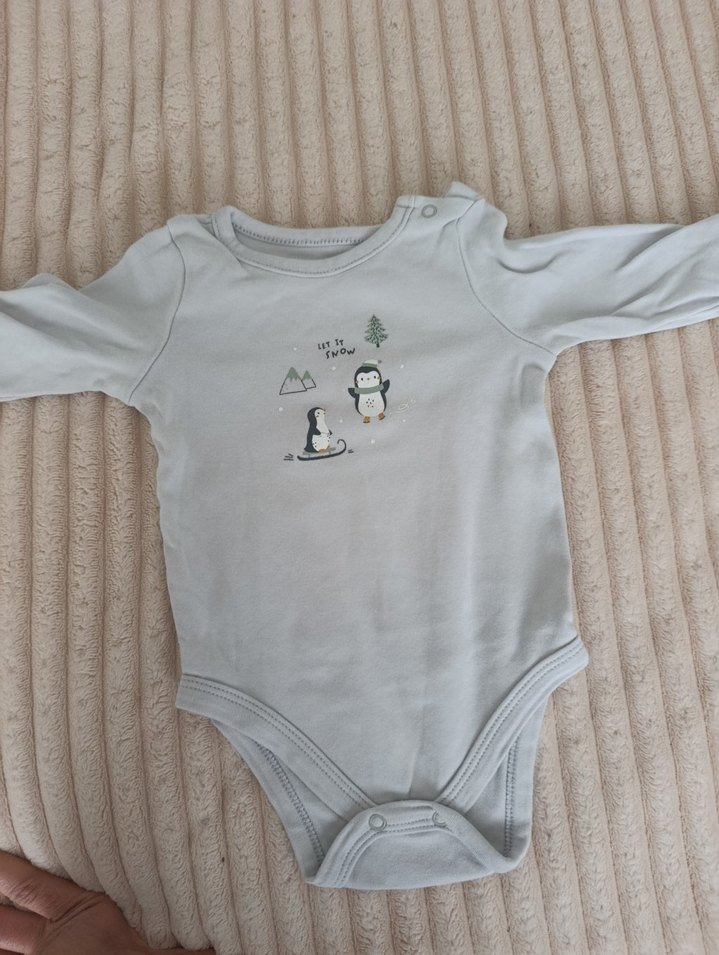 Çok Renkli Bebek Kısa Kollu Body - Görsel 4