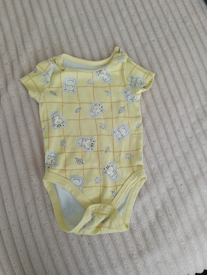 Çok Renkli Bebek Kısa Kollu Body - Görsel 3