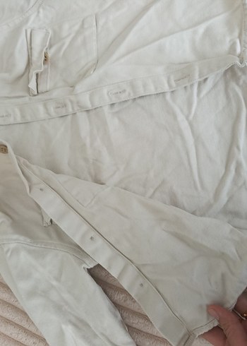 Beyaz Erkek Çocuk Keten Gömlek - Görsel 2