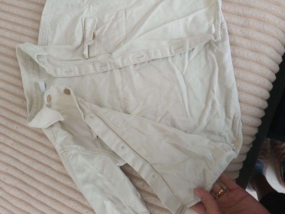 Beyaz Erkek Çocuk Keten Gömlek - Görsel 2