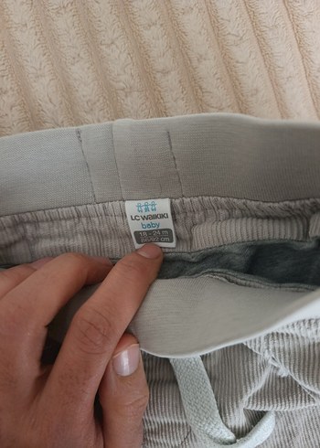 Bej Erkek Çocuk Keten Rahat Kesim Pantolon - Görsel 3