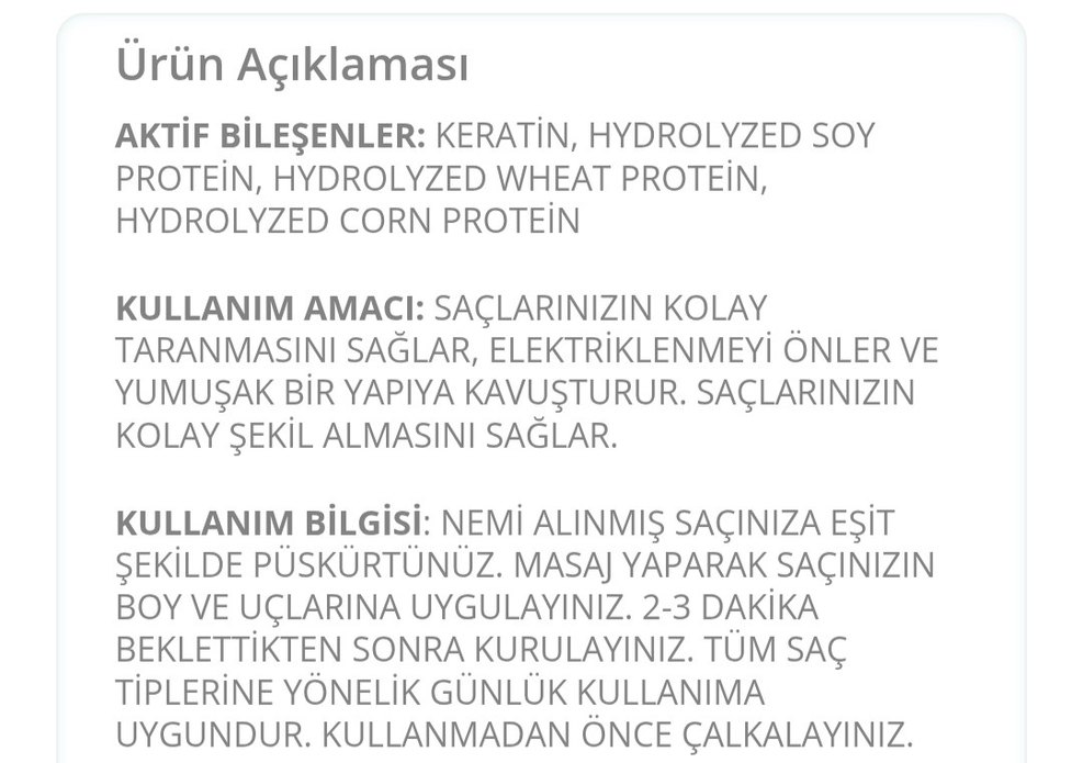 Homn Keratin Sütü Saç Bakım Spreyi 200 ml - Görsel 2