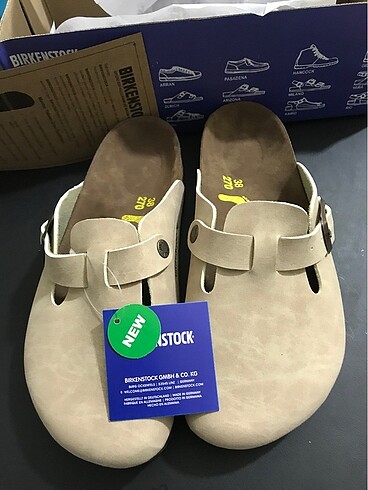 38 Beden ten rengi Renk Birkenstock Boston Terlik