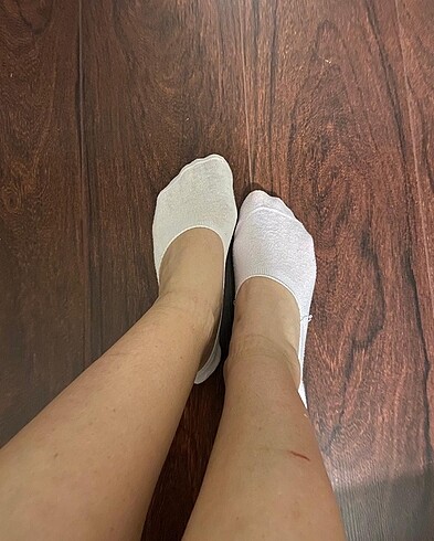Beyaz Babet Çorap