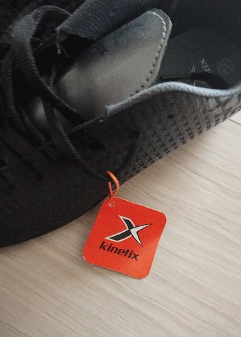 Siyah Erkek Futbol Ayakkabısı Velcro Bağcıklı - Görsel 2