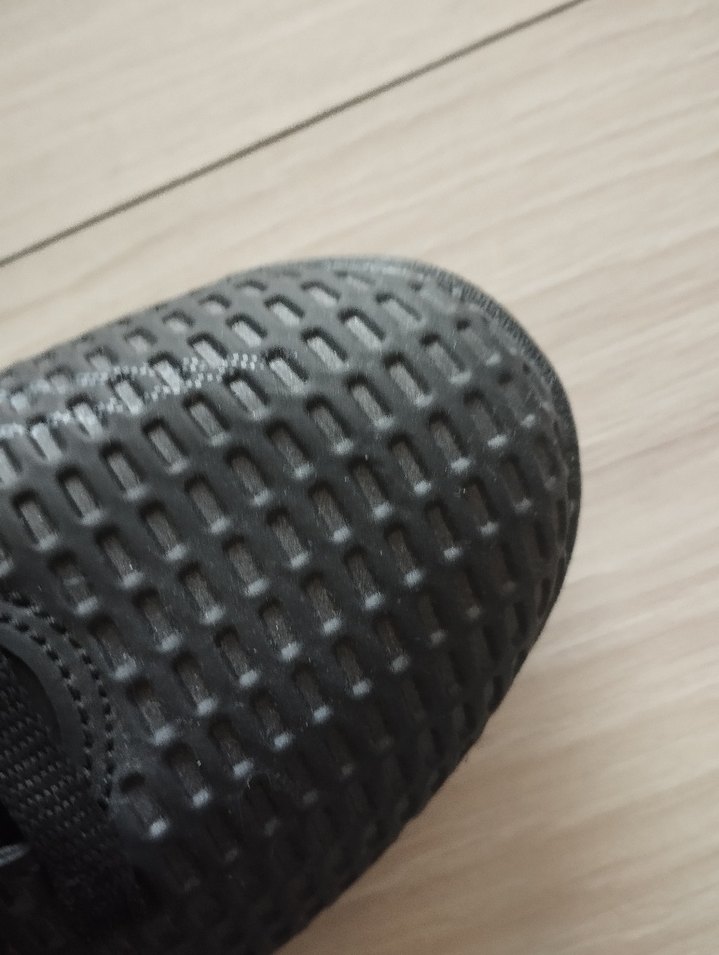 Siyah Erkek Futbol Ayakkabısı Velcro Bağcıklı - Görsel 4