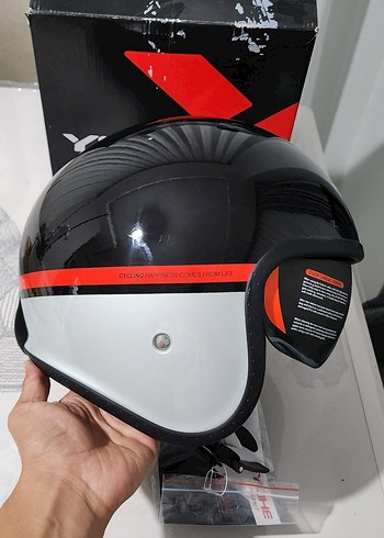 YOHE Siyah Biker Motosiklet Kaskı - Görsel 7