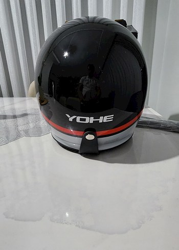 YOHE Siyah Biker Motosiklet Kaskı - Görsel 3