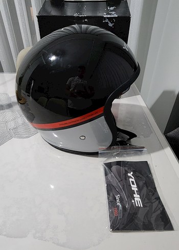 YOHE Siyah Biker Motosiklet Kaskı - Görsel 5