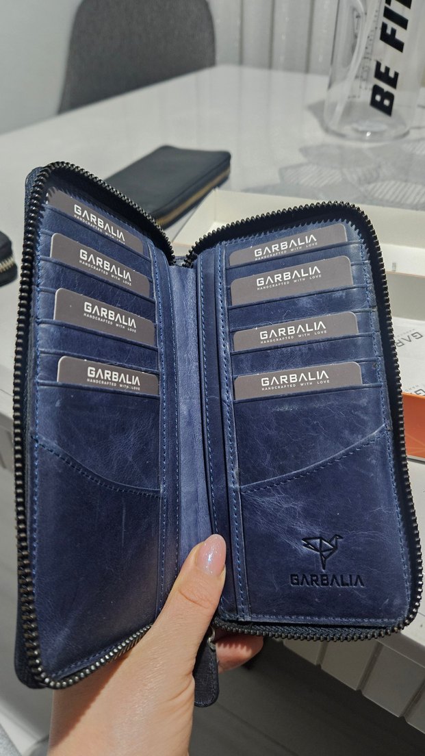 Garbalia hakiki deri cüzdan - Görsel 2