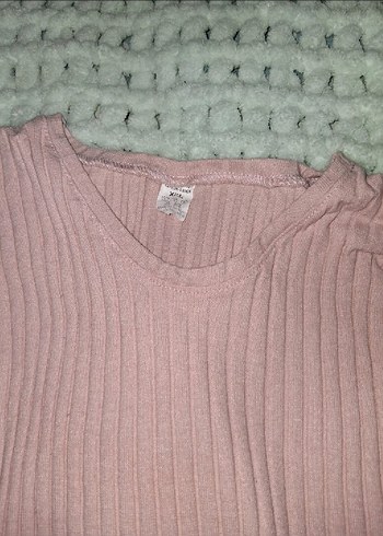 Pembe Fitilli Tişört - Görsel 2