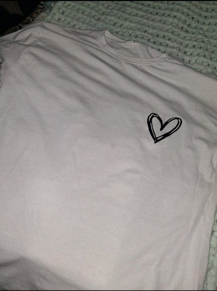 Beyaz Baskılı Tişört - Görsel 3