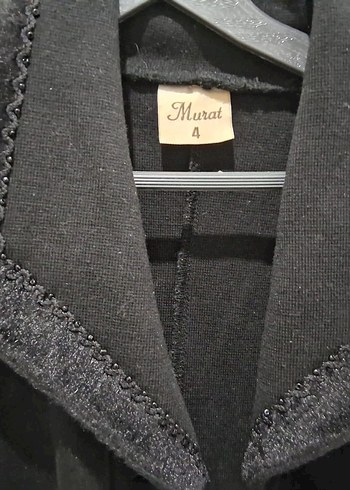 Siyah Süet Uzun Kaban - Görsel 2