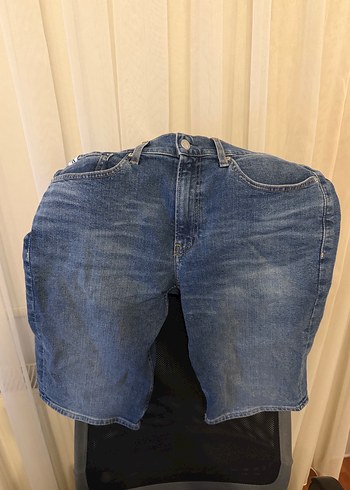 Orijinal Erkek Ck Slim Fit Kot Şort - Görsel 2