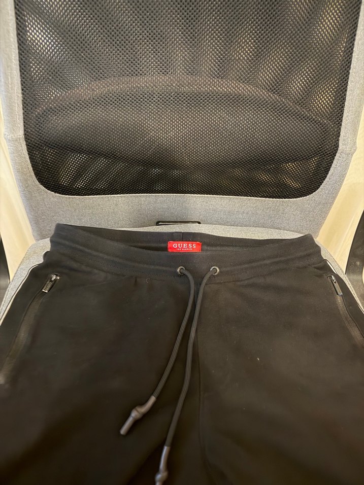 Gerçek Orijinal Guess Siyah Baskılı Erkek Eşofman - Görsel 4