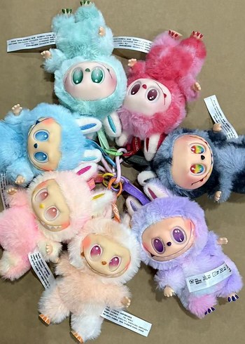Pastel Renkli Peluş Oyuncaklar LABUBU