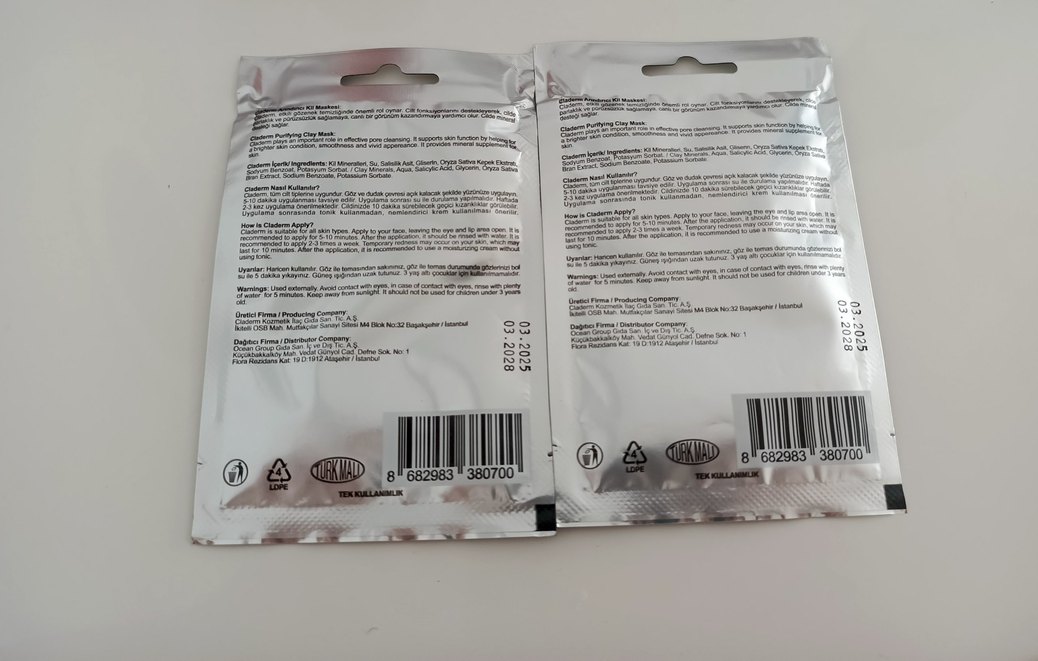 Claderm Arındırıcı Kil Maskesi 20 ml - Görsel 2