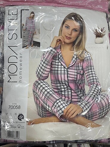 diğer Beden çeşitli Renk Kadın Pijama Takımı