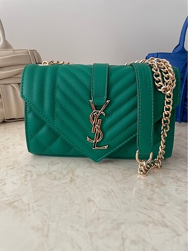 Beden yeşil Renk YVES SAINT LAURENT ÇANTA