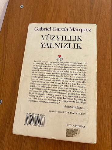 Yüzyıllık Yalnızlık Gabriel Garcia Marquez