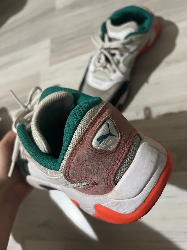 Bağcıklı Çok Renkli Kadın Spor Ayakkabı - Görsel 3