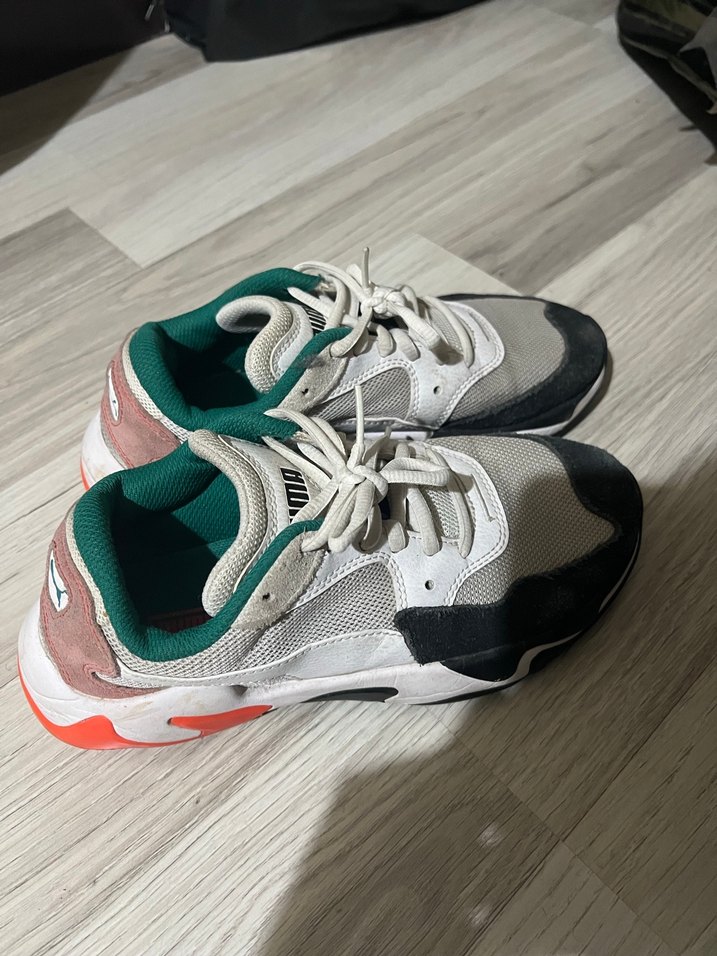 Bağcıklı Çok Renkli Kadın Spor Ayakkabı - Görsel 4