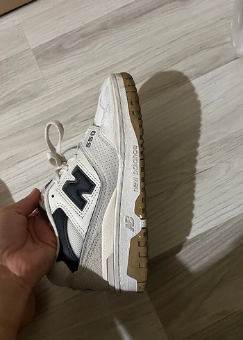 New Balance Beyaz Gri Kadın Spor Ayakkabı 550 - Görsel 5