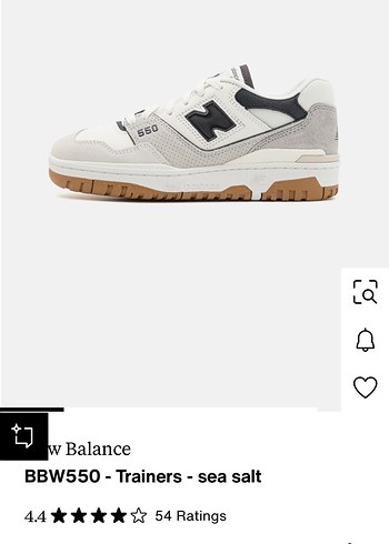 New Balance Beyaz Gri Kadın Spor Ayakkabı 550 - Görsel 6