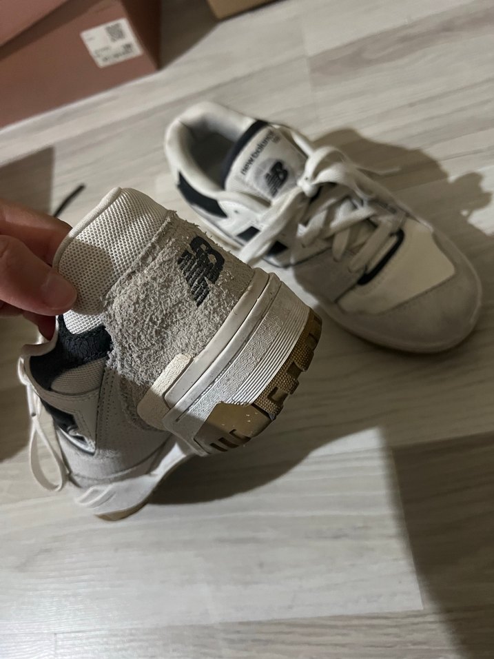 New Balance Beyaz Gri Kadın Spor Ayakkabı 550 - Görsel 3