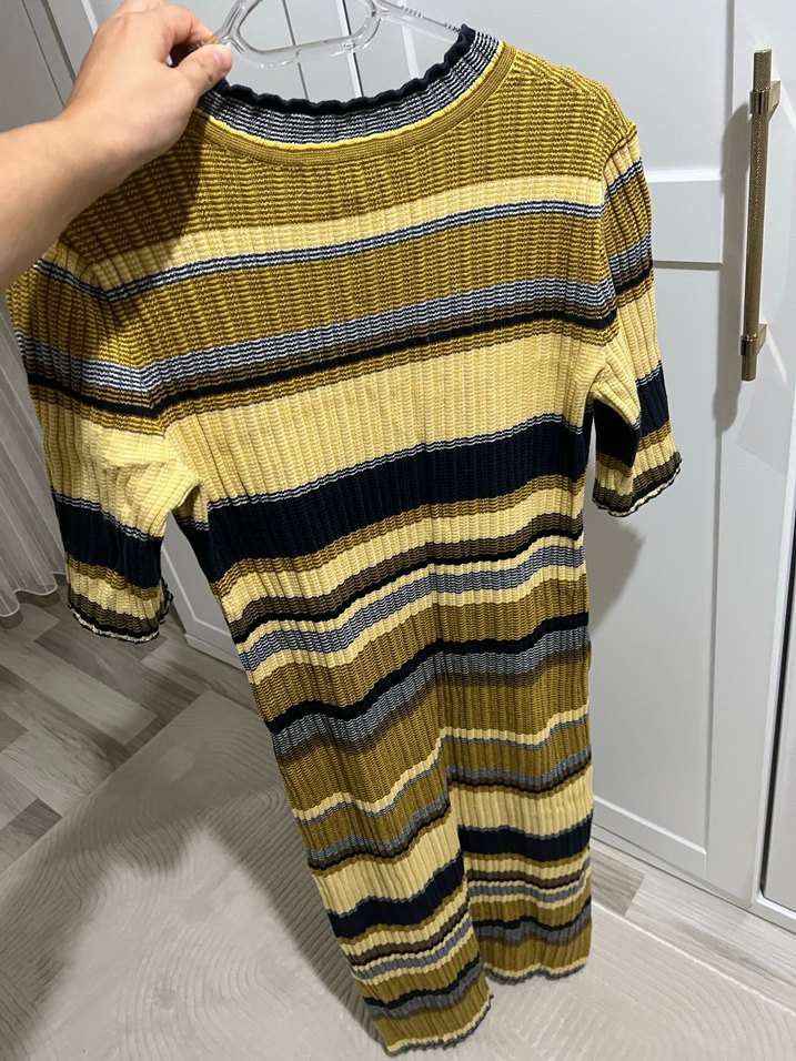 H&M Triko Uzun Elbise - Görsel 3