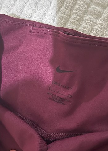 Bordo Nike Kadın Spor Şort - Görsel 3