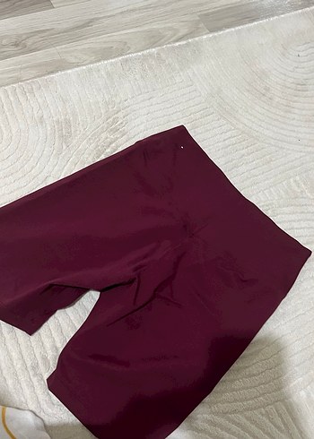 Bordo Nike Kadın Spor Şort - Görsel 4