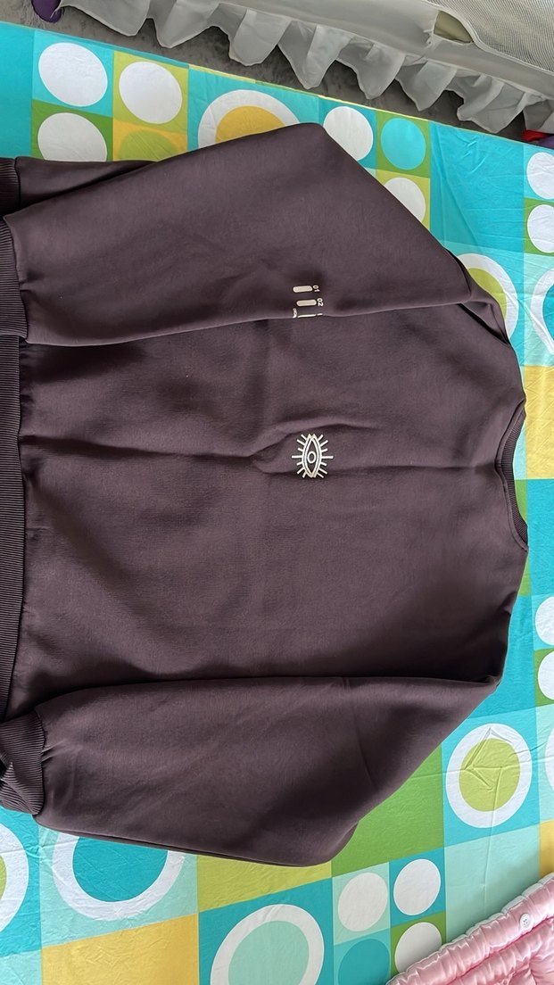 Kahverengi Chicago University Baskılı Sweatshirt - Görsel 2