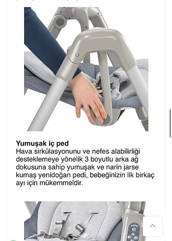 Inglesina wave otomatik ana kucağı - Görsel 8