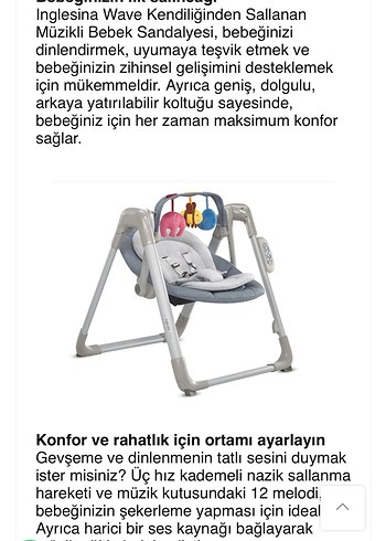 Inglesina wave otomatik ana kucağı - Görsel 2