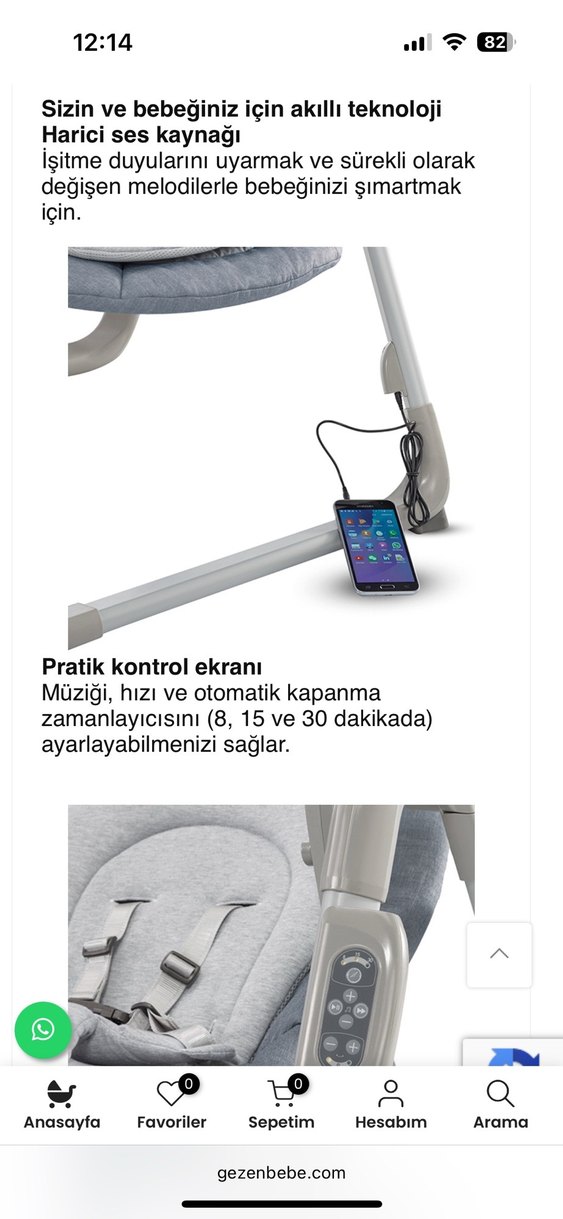 Inglesina wave otomatik ana kucağı - Görsel 4