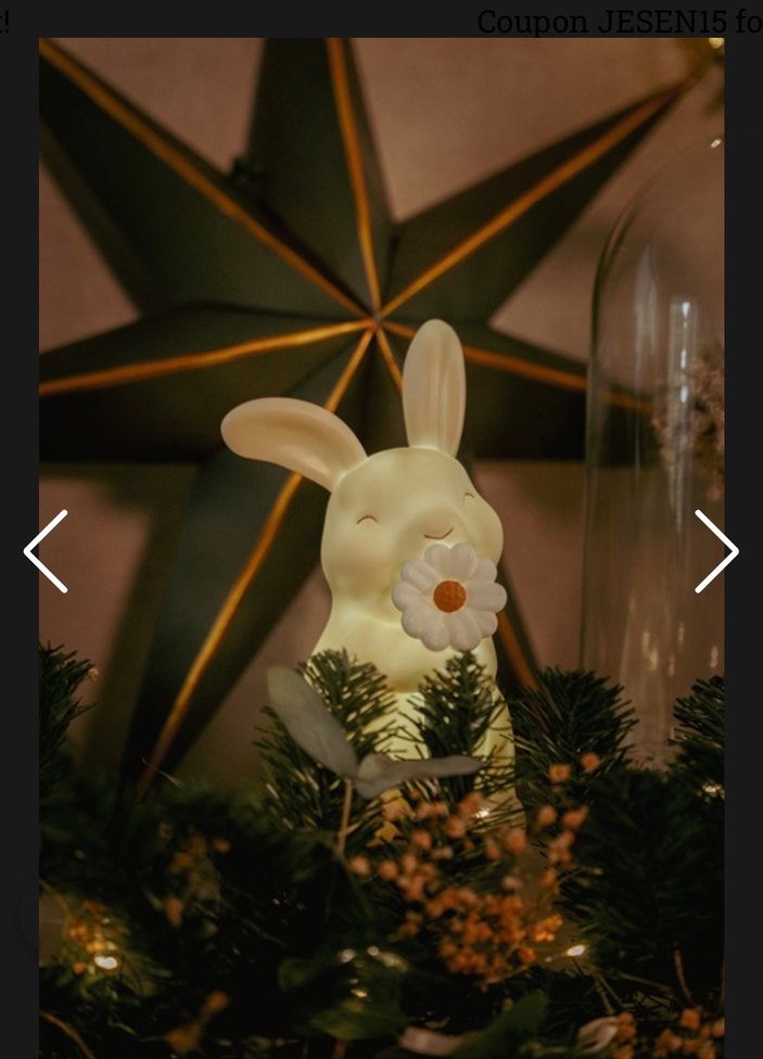 Little dutch tavşan uyku lambası - Görsel 2