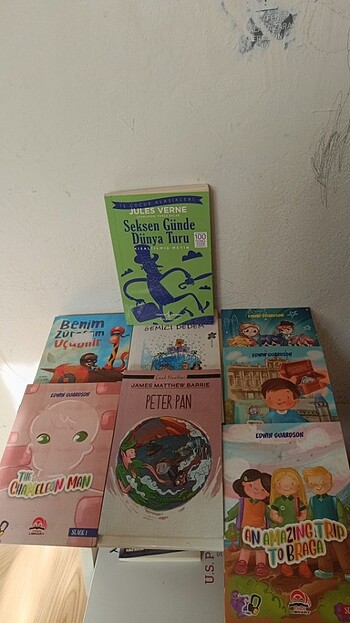 Benim zürafam uçabilir-Gemici Dedem-4 İngilizce Kitap-Peter Pan+