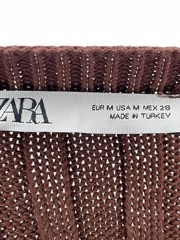 m Beden kahverengi Renk Zara Bluz %70 İndirimli.