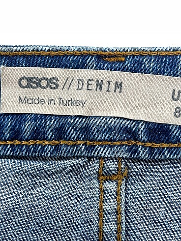 36 Beden mavi Renk Asos Mini Üst %70 İndirimli.